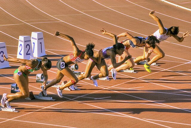 Partida corrida atletismo